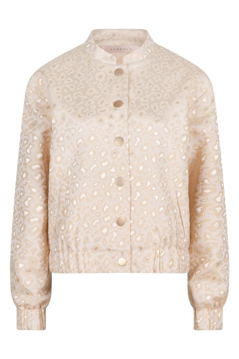 EsQualo jacket bomber fancy jacquard